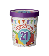 Gekleurde Snoepbakje 21 Jaar 12cm